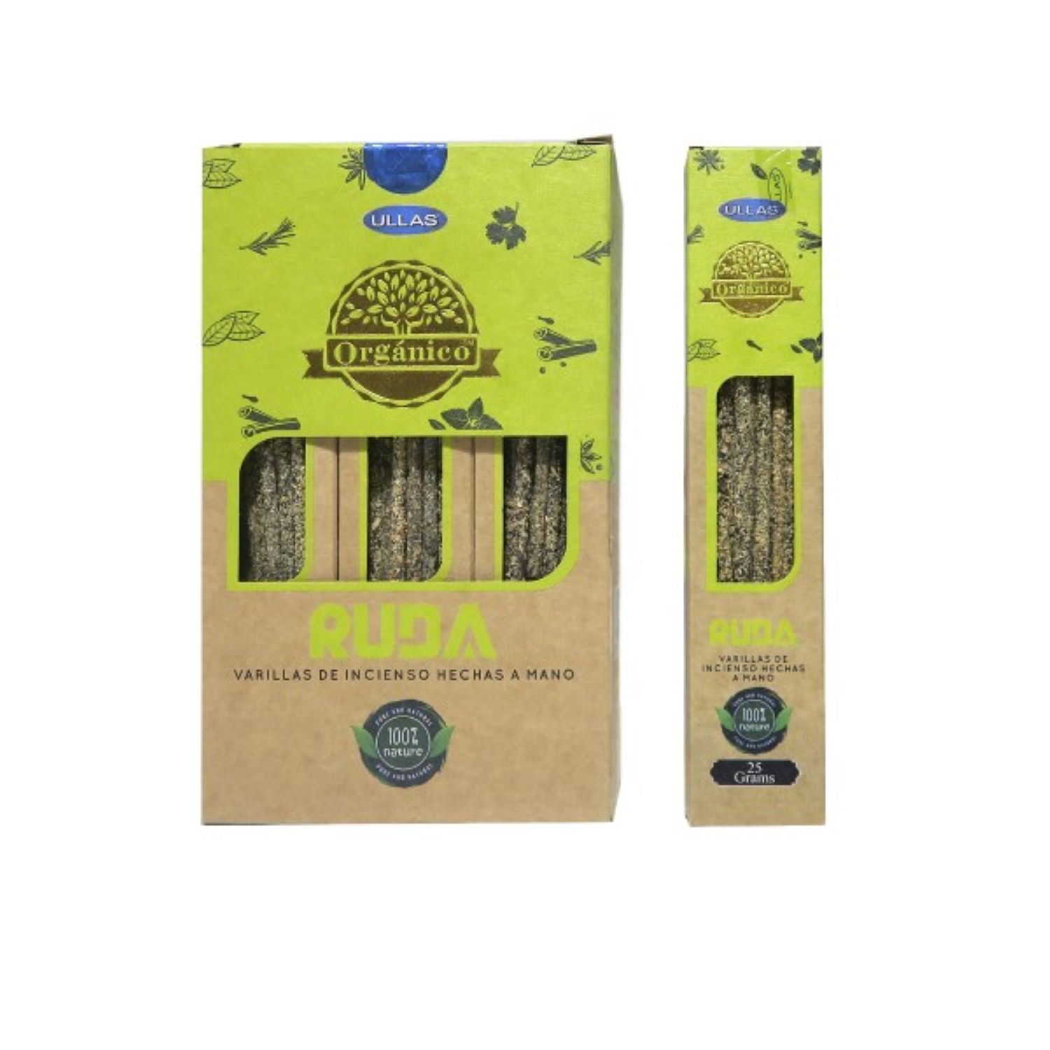 Ruda- Incienso Orgánico 100% Natural - 25 grs ULLAS
